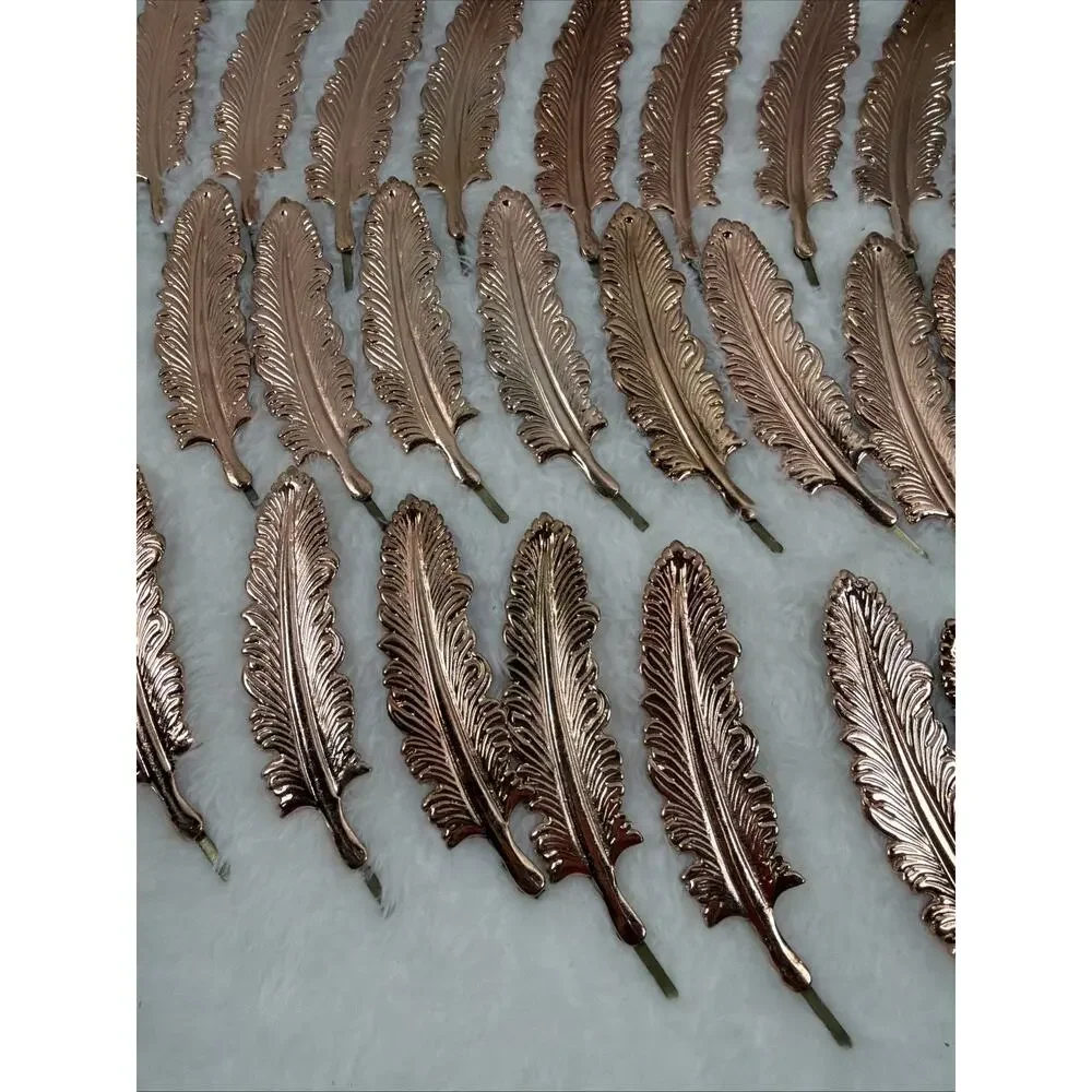 Metal Gold Rose Antique Feather Hat Pin - Western Style – Inspired Look